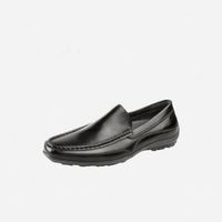 Mocassins pour hommes en cuir, chaussures de conduite plates à enfiler, faits main, décontractés, légers et confortables, semelle en caoutchouc