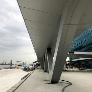 Panel de Aluminio ACP ACM para Revestimiento de Paredes Exteriores, Lámina para Fachada de Edificios de Oficinas - Product Image 5
