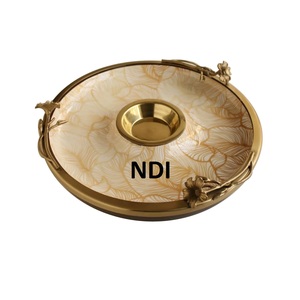 Bandeja de servidor de alimentos para suministros de Hotel en casa, Decoración de mesa de cena, bandeja de servicio - Product Image 2