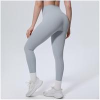 Legging de Pilates pour femme, imprimé par transfert thermique, doux, à taille élastique, uni, taille haute, Nouveau 2026 OEM