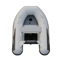 Bateau pneumatique gonflable en PVC de 2,7 m pour 3 personnes, idéal pour la pêche, le rafting et les sports nautiques sur lac, comme tender motorisé et pour le surf/plongée en extérieur