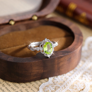 9 Vintage 6*8mm Oval cut Natural Stone Flower <b>Adjustable</b> <b>Rings</b> <b>Adjustable</b> 925 Silver Colorful Gemstone Fine Jewelry for Women - Product Image 5