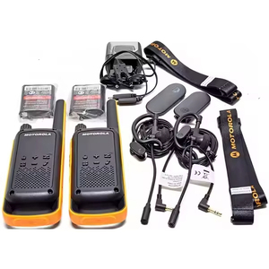 Ricetrasmittenti T82 per Comunicazioni Pubbliche, <span class=keywords><strong>Radio</strong></span> Bidirezionale a 20 Canali, Impermeabile, Un Paio, Due Set di Apparecchiature PMR446 per Moto - Product Image 5