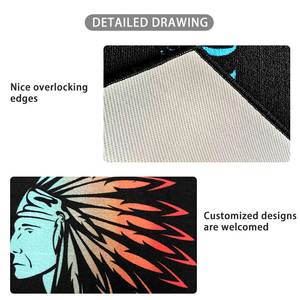 Tapis à fléchettes en acier inoxydable, noir, robuste, protecteur mural, pour sol - Product Image 3