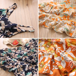 Nuevo Vestido de Verano para Niñas con Hermosos Diseños de Flores al Estilo Coreano de Aliexpress - Product Image 4