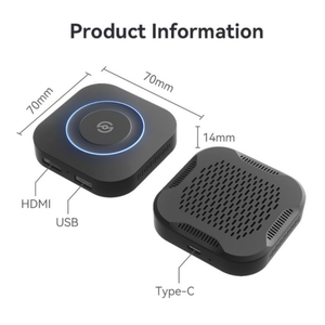 อะแดปเตอร์ไร้สายแบบพกพา CarPlay Android Auto AI BOX รุ่น Mini USB เล่นเพลง วิดีโอ BT4.2+5.0 WIFI 2.4Ghz 5Ghz Super Cast - Product Image 5