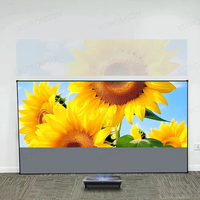 120''Fresnel 5.0 Pro écran rejetant la lumière ambiante Gain2.8 ALR UST écran de projecteur à cadre fixe pour projecteur à focale Ultra courte