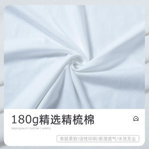 Camiseta de Algodão Puro Vintage Lisa com Gola Redonda e Manga Curta, Tipo Tubo Reto, para Uniformes Corporativos, Festas e Eventos Culturais – Atacado - Product Image 3