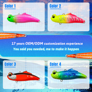 Umpan Buatan MISTER LURE 70mm 11g, Umpan Keras VIB, Mata Katak Besar yang Menarik, Umpan Pancing Getar - Product Image 2