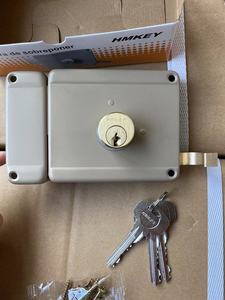 Serratura a <span class=keywords><strong>cilindro</strong></span> in ottone di sicurezza, serratura a scrocco, serratura per porta con chiusura notturna - Product Image 6