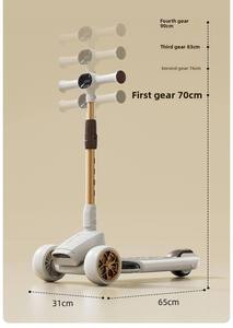 Vente en gros 2025 Trottinette à 3 roues pour enfants avec éclairage LED, cadeau de fête d'Halloween, produit pas cher pour enfants et bébés, trottinettes pour enfants - Product Image 3
