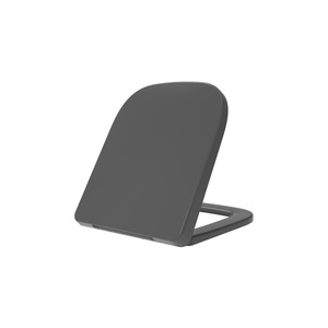 Siège de toilette carré SU057 à enroulement intégral, anti-rayures, haute résistance, fermeture douce - Product Image 1