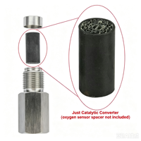Adaptateur de filtre d'échappement usiné sur mesure - Substrat céramique revêtu de métal précieux pour la tuning de motos et de voitures