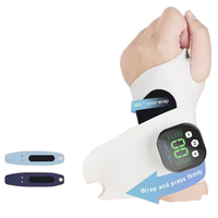 Attelle chauffante rechargeable pour poignet 2026 avec massage et soulagement de la douleur, thérapie par lumière rouge, enveloppement massant en plastique pour usage domestique