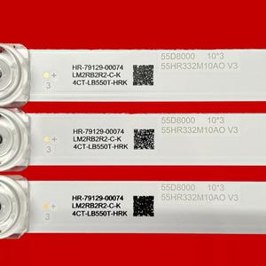 แถบไฟ LED ทีวี HX-NO.2693 รุ่น 55D8000 10*3 55HR332M10A0 V3 สำหรับไฟแบ็คไลท์ทีวี LED ขนาด 55 นิ้ว - Product Image 2