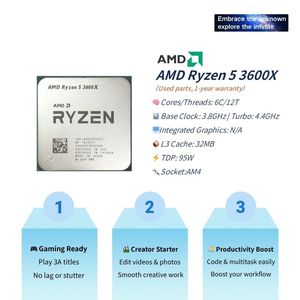 Carte mère <span class=keywords><strong>AMD</strong></span> <span class=keywords><strong>Ryzen</strong></span> <span class=keywords><strong>5</strong></span> <span class=keywords><strong>3600X</strong></span> B450 pour PC Gaming <span class=keywords><strong>AMD</strong></span>, ensemble de combinaison de carte mère AM4 à double mémoire 64 Go Max, nouveauté pour ordinateur de bureau, nouveauté - Product Image 2