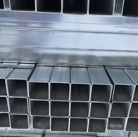 Pipa Kotak Seamless Galvanis S345 S355 SHS 20x20 40x40 80x80 Pipa Persegi Panjang Galvanis Celup Panas