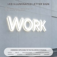 Lettres en relief LED RGB imperméables à changement de couleur, lettres publicitaires 3D personnalisées pour façade de magasin commercial