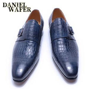 รองเท้าหนังแท้แบบ Monk Strap สำหรับใส่ลำลอง ธุรกิจ งานแต่งงาน ปาร์ตี้ สำนักงาน และแฟชั่น - Product Image 5