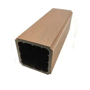 wooden composite fence plastic wpc composite post Square column