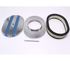 Filtro de Aire de Aluminio Billet de 12'' x 2'' con Centro Azul, Nuevo, Marca VA1890 - Product Image 1