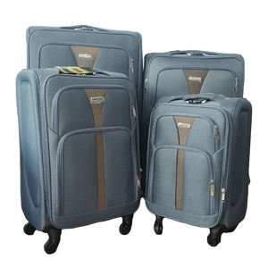 Zhejiang prix bon marché lumière extensible 4 roues souple EVA valise 4 pièces ensemble avec étiquette nominative - Product Image 2
