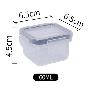 2026-teiliges PP-Lebensmittelbehälter-Set mit Deckeln, Transparente Küchenorganisation, Lunchboxen, Luftdichte Kunststoff-Lebensmittelaufbewahrungsbehälter - Product Image 5