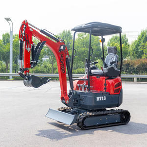 Super puissance 1.8 tonnes HT18 micro pelle sur chenilles, l'efficacité de creuser est très élevée en utilisant HT18 modèle pelle pas cher prix - Product Image 2