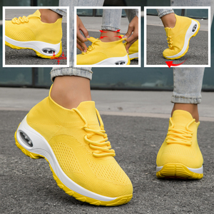 Scarpe da Passeggio Comode per <span class=keywords><strong>Donna</strong></span>, Punta Chiusa, Tessuto a Rete e Elasticizzato, Suola in PU, Slip-On, Antiscivolo, Traspiranti, per Tutte le Stagioni - Product Image 5