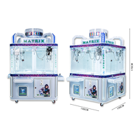 Jouet chasse préhension Arcade parc d'attractions intérieur à pièces jouet en peluche griffe Machine pour enfants jouet attrape-jouets avec accepteur de facture