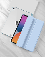Usine en gros Transparent porte-crayon étui pour nouvel iPad Air 5 10.9 pouces 10.2 pouces 7th 8th 9th tablette couvre et étuis
