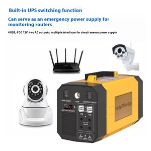 Portable Power Station Large Capacity MPPT <b>Solar</b> <b>Generator</b> Backup for Camping Night Market Emergency 200 Pure Sine Wave - Product Image 4