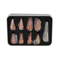 Tête de soudage laser portable en gros boîte d'accessoires de buse en cuivre buse de soudage laser consommables d'équipement laser pièces de rechange