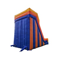 Toboggan gonflable commercial à double piste pour parcs d'attractions - Certifié CE, capacité inférieure à 30 kg, 3-5 passagers