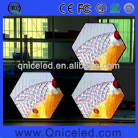 Pantalla Hexagonal LED con Control en la nube, tamaño personalizado, Wifi, 3G, 4G, P2, P2.5, P3, P4, p5programable