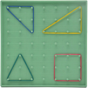 Material didáctico de tablero de clavijas, material didáctico de tablero de clavijas para estudiantes, no inferior a 140 mm, enseñanza de matemáticas en la escuela primaria - Product Image 1