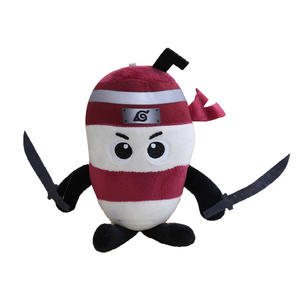 Jouets italiens Brainrot Tungsahur Requin Bâton en bois Poupée Pendentif Cross-Border AI Monster Peluche Jouet PP Coton Remplissage - Product Image 5