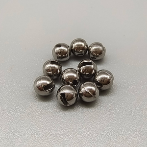 Perline in tungsteno scanalate premium per la costruzione di mosche artificiali 2.8mm 3.3mm 3.8mm, perline ad alta densità senza piombo per ami da jig e Euro Nymphing - Product Image 2