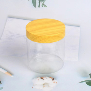 ขวดพลาสติก PET เกรดอาหาร พร้อมฝาเกลียวลายไม้โปร่งใส ขนาด 50 มล. 100 มล. - Product Image 6