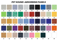Panneaux muraux acoustiques hexagonaux autocollants en PET, décoration moderne et colorée, insonorisants