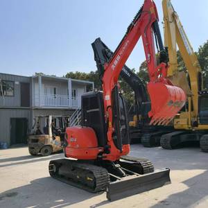 Excavatrice Kubota U50 d'occasion du Japon, mini-excavatrice Kubota U50-4 5T, mini-pelle compacte, Kubota U50 U55 KX163 KX165 KX155 KX183 - Product Image 3