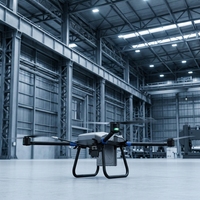Flyaster C15 Drone de Nettoyage de Bâtiments en Hauteur 100m, 16MPa 20L/min avec Tuyau de 120m, RTK FPV, Pompe et Moteur pour Façades et Vitres