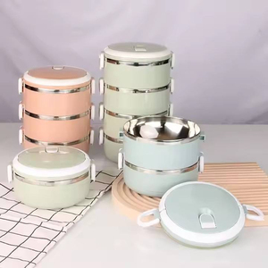 Nouvelle boîte à lunch isotherme multicouche portable en acier inoxydable 2026 pour adultes et enfants - Product Image 2