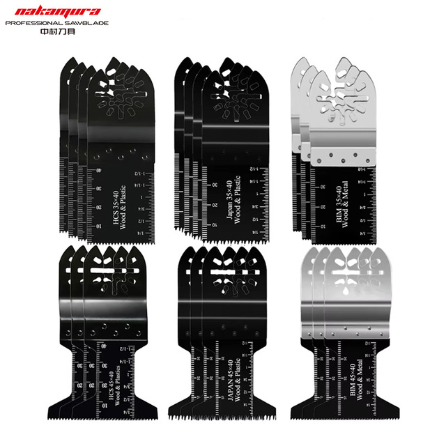 High Speed Starlock Oscillating Multi Tool Blades Set Cutting Wood Metal Plastic Renovator Power Tool Accessories