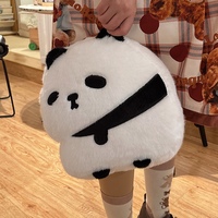 Coussin en peluche animaux de dessin animé, doux et moelleux, pour canapé et chambre, décoration Panda, Cochon, Capybara, oreiller décoratif pour enfants, cadeau d'anniversaire