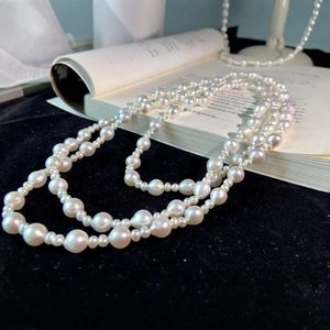 Best-Selling <b>Live</b> <b>Streaming</b> Natural Pearl Necklaces Versatile 160cm Length Starry Sky Inspired Sweater Chain - Product Image 2