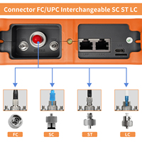 Testeur de fibre optique OTDR Rsrteng RSO-4000D, portée de test 500m-100Km, carte d'événements 4.3'', OPM, VFL, LS, OLS, RJ45, carte TF 8 Go, UPC/FC SC LC ST