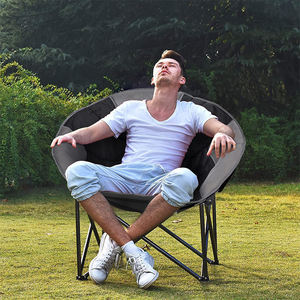 HOMFUL 야외용 초경량 와이드 접이식 의자 (330LB 하중 지지, 오버사이즈 클럽 캠핑 의자) - Product Image 6