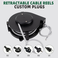 Bobine de câble de signal rétractable Mella en cuivre de 3,5 m avec cœurs pour usage en télécommunications