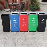 Poubelle de bureau 3 en 1, compartiments, tri de poubelles
